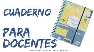 Cuaderno DOCENTE para profesoresas Review finocam [upl. by Hildy]