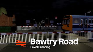 Bawtry Road Level Crossing BR Trainspotting  Roblox [upl. by Ettelohcin]