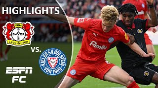 😱 IMPROBABLE ENDING 😱 Bayer Leverkusen vs Holstein Kiel  Bundesliga Highlights  ESPN FC [upl. by Naihs175]