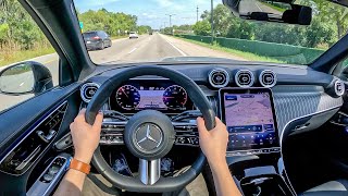 2023 MercedesBenz GLC 300 4MATIC  POV Test Drive Binaural Audio [upl. by Lacy160]