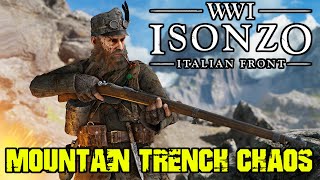 ISONZO  INTENSE MOUNTAIN TRENCH WARFARE WW1 Shooter [upl. by Lyns]