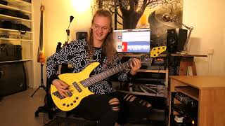 Phantom Elite  Inner Beast playthrough w Aristides SB prototype bass [upl. by Clothilde659]