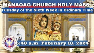 CATHOLIC MASS OUR LADY OF MANAOAG CHURCH LIVE MASS TODAY Feb 13 2024 540am Holy Rosary [upl. by Sivam]