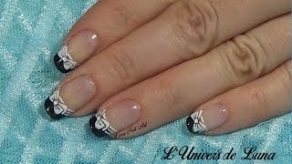 Nail art french chic Konad m56 [upl. by Ibloc]