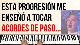 Aprende a Tocar ACORDES DE PASO con Esta Progresión  Tutorial de Piano [upl. by Lari]