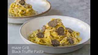 Autumn Black Truffle Pasta  maze Grill [upl. by Theodosia]