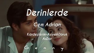 Derinlerde  Cem Adrian Lyrics  English Subtitles eng sub  Arabic Subtitles  مترجمة للعربية [upl. by Aicargatla962]