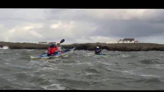 Advanced Sea Kayaking  Anglesey  North Wales [upl. by Tarkany601]