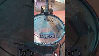 Drum tone check Room audio versus x32 Behringer board audio drums drummer drumming [upl. by Alusru]