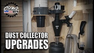 Dust Collector Upgrades  2 Stage Harbor Freight Dust Collection [upl. by Cottrell]