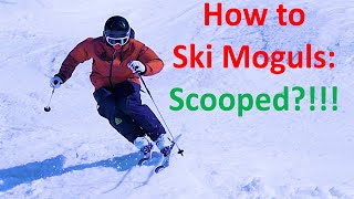 How to Ski Moguls Scoops [upl. by Fairman510]