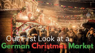 Our FIRST Look at the German Christmas Markets in Hamburg Germany  Travel Vlog [upl. by Assilak]