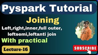 16 Joining in Pyspark  Pyspark Tutorial [upl. by Drarehs113]