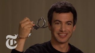 Nathan Fielder Interview Explaining His Robot ArmSex Offender Stunt  The New York Times [upl. by Harriot]