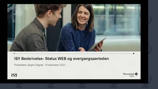 ISY Beskrivelse Webinar om status per des 2023 [upl. by Jacinta]