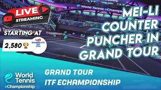 Tennis Clash MeiLi Counter Puncher in Grand Tour ITF eChampionship Season July 2024 [upl. by Borlase]