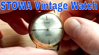 Stowa Vintage Watches Full Service And Video Hobby Watchmaking [upl. by Eirased260]