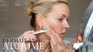 Dermaplaning at home [upl. by Ahcim202]