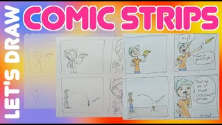 Lets Draw COMIC STRIPS [upl. by Lled604]