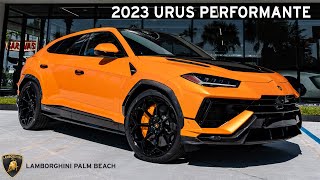 2023 Lamborghini Urus Performante  Arancio Borealis  LPB [upl. by Euqnom]