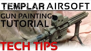 How To Spray Paint An Airsoft Gun [upl. by Rexferd197]