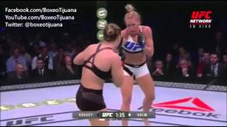 Holly Holm vs ronda rousey 193 ufc latino [upl. by Champ]