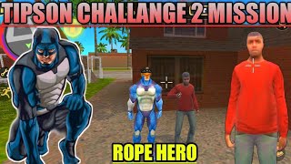 rope hero vice town gameplay  rope hero vice town game video [upl. by Anaigroeg]