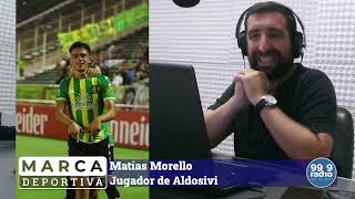 MATIAS MORELLO EN MARCA DEPORTIVA RADIO FM 999 14032023 [upl. by Ahsatal993]