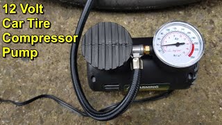 12 Volt Tire Pump and Mini Air Compressor [upl. by Weinrich629]