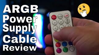 Airgoo Addressable RGB PSU Cable Unboxing and Review [upl. by Downes]