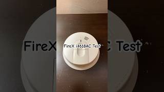 KiddeFireX i4618AC Smoke Alarm Test [upl. by Iret181]