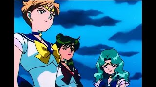 Outer Senshi vs Sailor Starlights  Without Transformations  Sailor Moon Stars [upl. by Nnylaj]