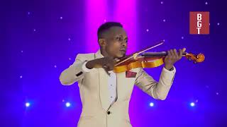 American got talent TANZANIAN BONCENA played the violin and asked the judges and GO 2023 [upl. by Coshow740]