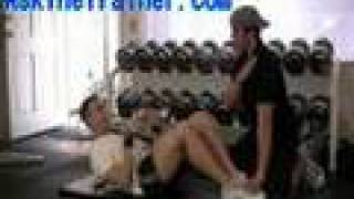 Sit up Shoulder Press  Abdominals Functional Exercise Core [upl. by Lamoree724]