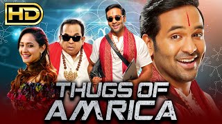 Thugs Of Amrica HD Brahmanandam Comedy Hindi Dubbed Movie  Vishnu Manchu Pragya Jaiswal [upl. by Thackeray]