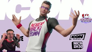 Nick Eh 30 Reveals His ICON SKIN amp His NEW SONG [upl. by Tyre]