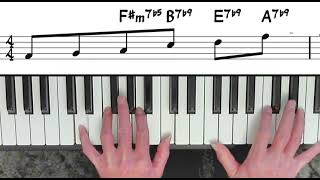 How To Harmonise an Anacrusis Pick Up With Secondary Dominant 7ths [upl. by Ariom]