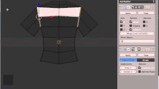 Adding a Crease to a Mesh in Blender [upl. by Dinnage]