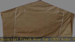 10X20 Canopy Tarp Carport Front Panel [upl. by Nosnirb]