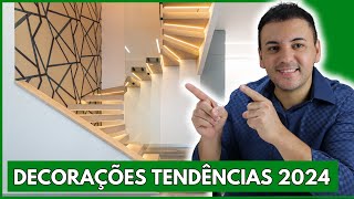 10 TENDÊNCIAS DE DECORAÇÕES PARA 2024 [upl. by Neruat]