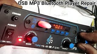 Car USB MP3 Bluetooth Player Repair  IC Replace [upl. by Pachston344]