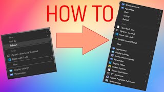 How to add custom context menu items for Windows 1011 Regedit  Winaero Tweaker [upl. by Nosraep334]