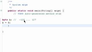 Datentyp Byte  Java 1011 [upl. by Oznol]