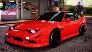 NISSAN 180SX TYPE X Review amp Best Customization  Need For Speed HEAT  NFS NEW [upl. by Norej]