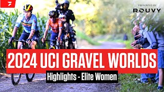 UCI Gravel World Championships 2024 Highlights  Women [upl. by Avlem]