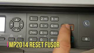 Ricoh MP 2014 How to Reset Fusor and PCUID  Photocopy Printer Repair Service [upl. by Bonnes]