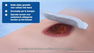 Cutimed Sorbion Outstanding Exudate Management thanks to Hydration Response Technology Dutch [upl. by Arriet]