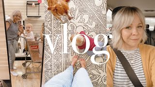 Vlog Turning a Basket into a Light Thrive Market Haul  Recaning a Chair [upl. by Adorl738]