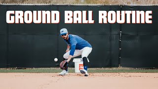 Dansby Swansons GROUND BALL ROUTINE [upl. by Darda]