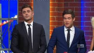 Zac Efron amp Adam DeVine  PART 1  NRL Footy Show  Ep 19 06072016 [upl. by Eustazio964]